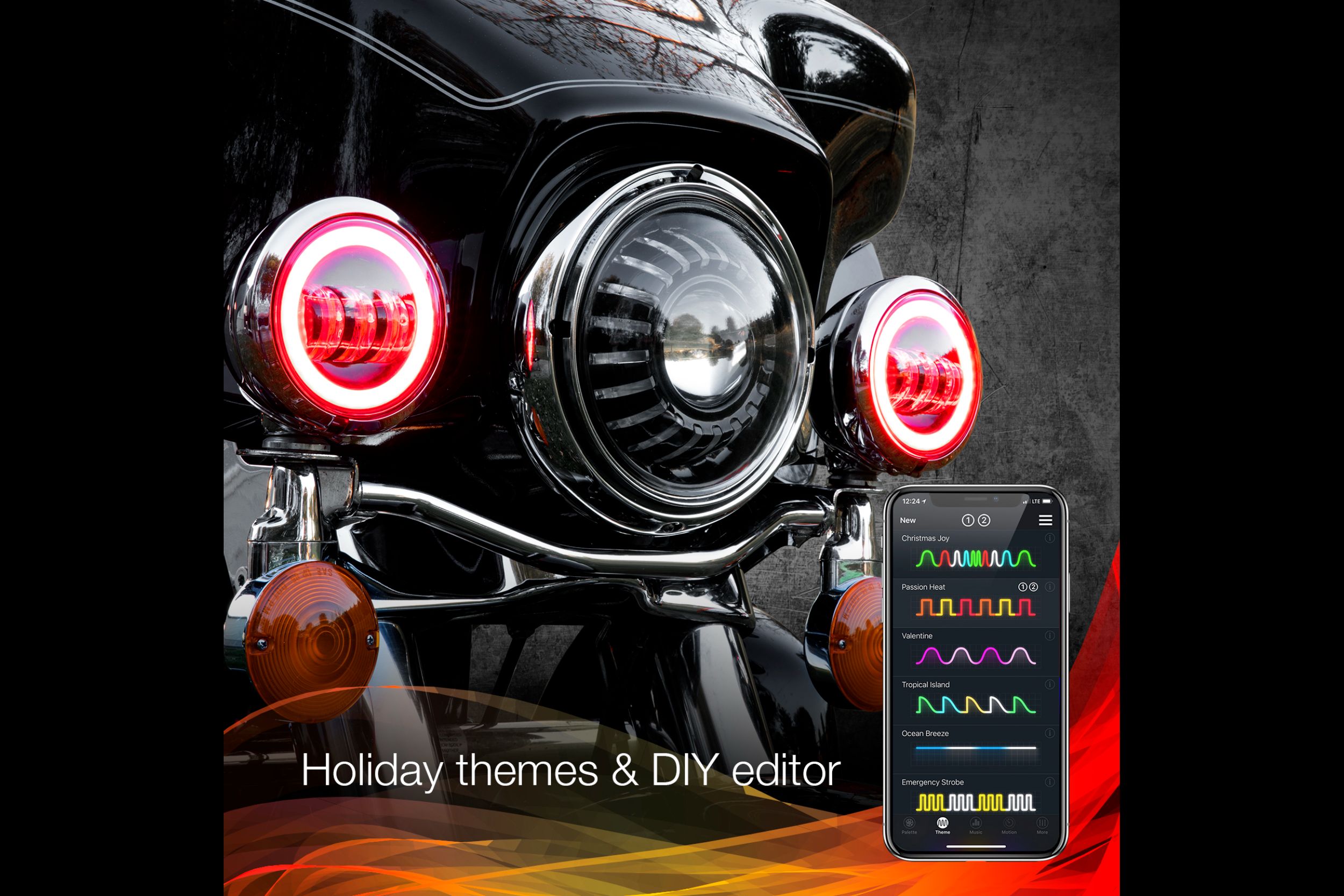 XKGlow XKChrome: RGB Harley Running Lights | TRS